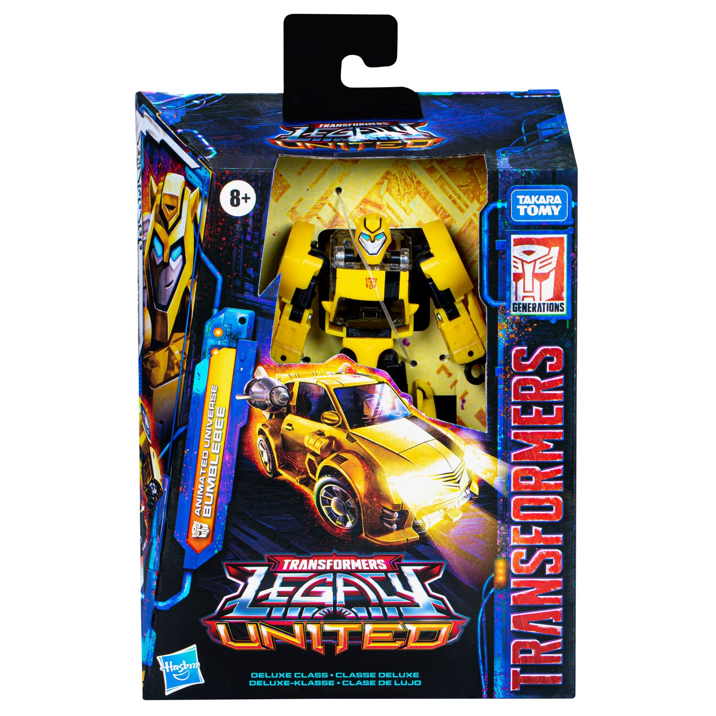 Transformers Legacy United Deluxe Animated Universe Bumblebee 5.5” Action Figure, 8+ heretoserveyou 3