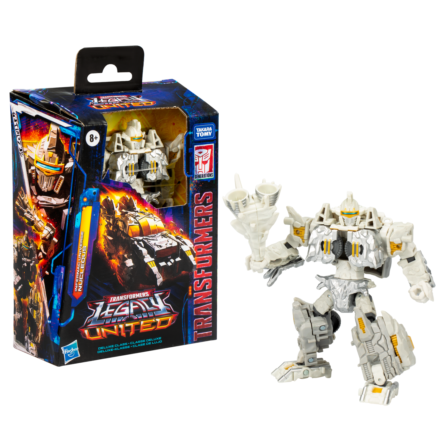 Transformers Legacy United Deluxe Class Infernac Universe Nucleous Action Figure