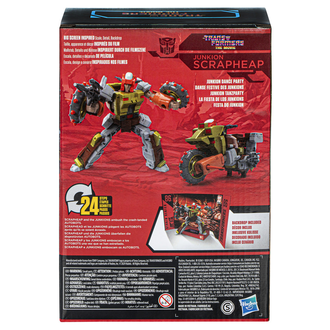 Transformers Studio Series Voyager The Transformers: The Movie 86-24 Junkion Scrapheap