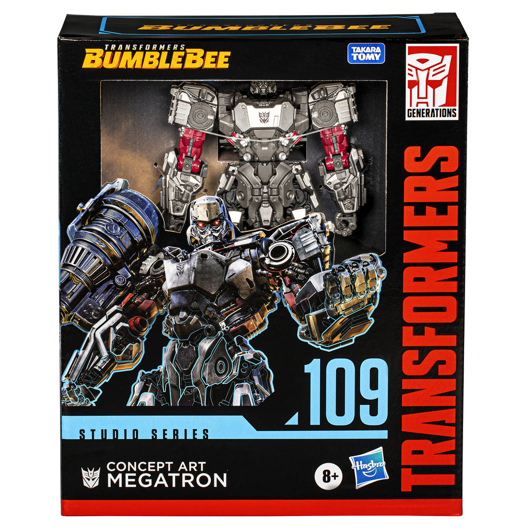 Transformers Studio Series Leader Transformers: Bumblebee 109 Concept Art Megatron Action Figure Toy - Heretoserveyou