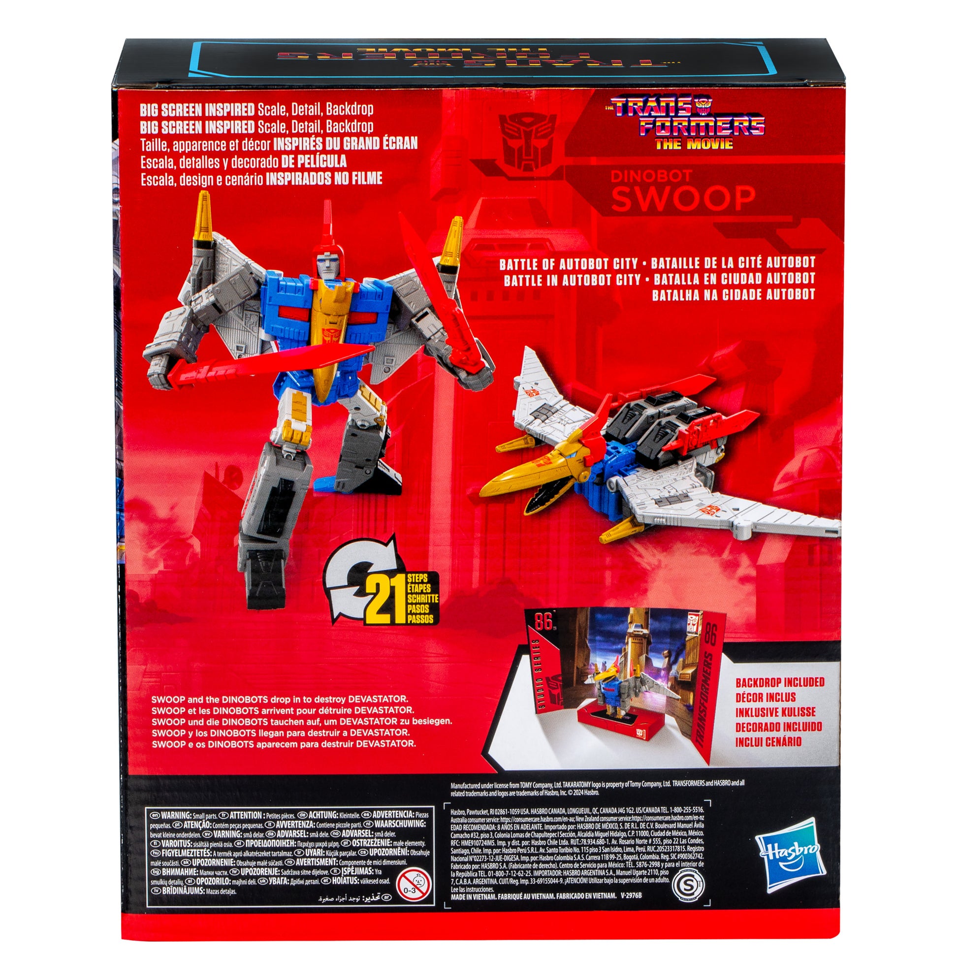 Transformers Studio Series Leader The Transformers: The Movie 86-26 Dinobot Swoop Action Figure