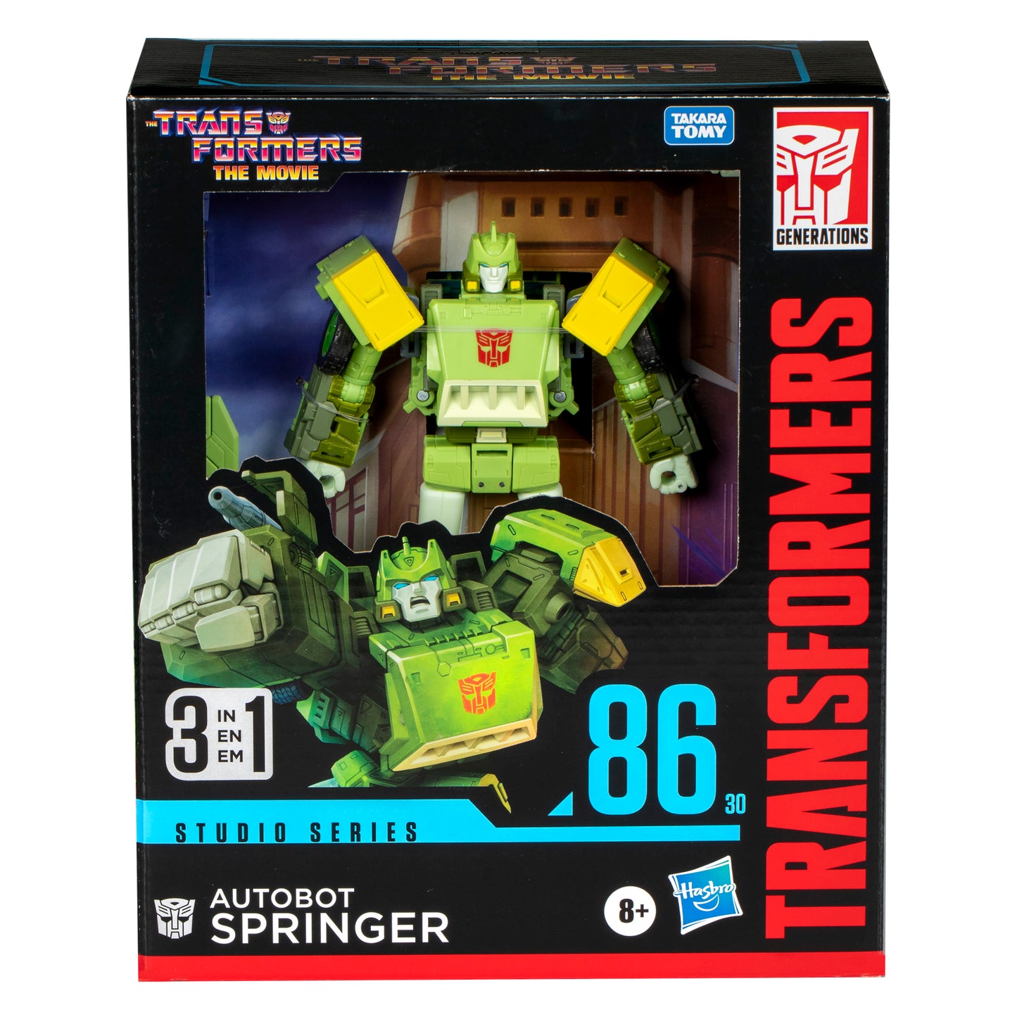 Transformers Studio Series Leader The Transformers: The Movie 86-30 Springer n 8.5” Action Figure, 8+