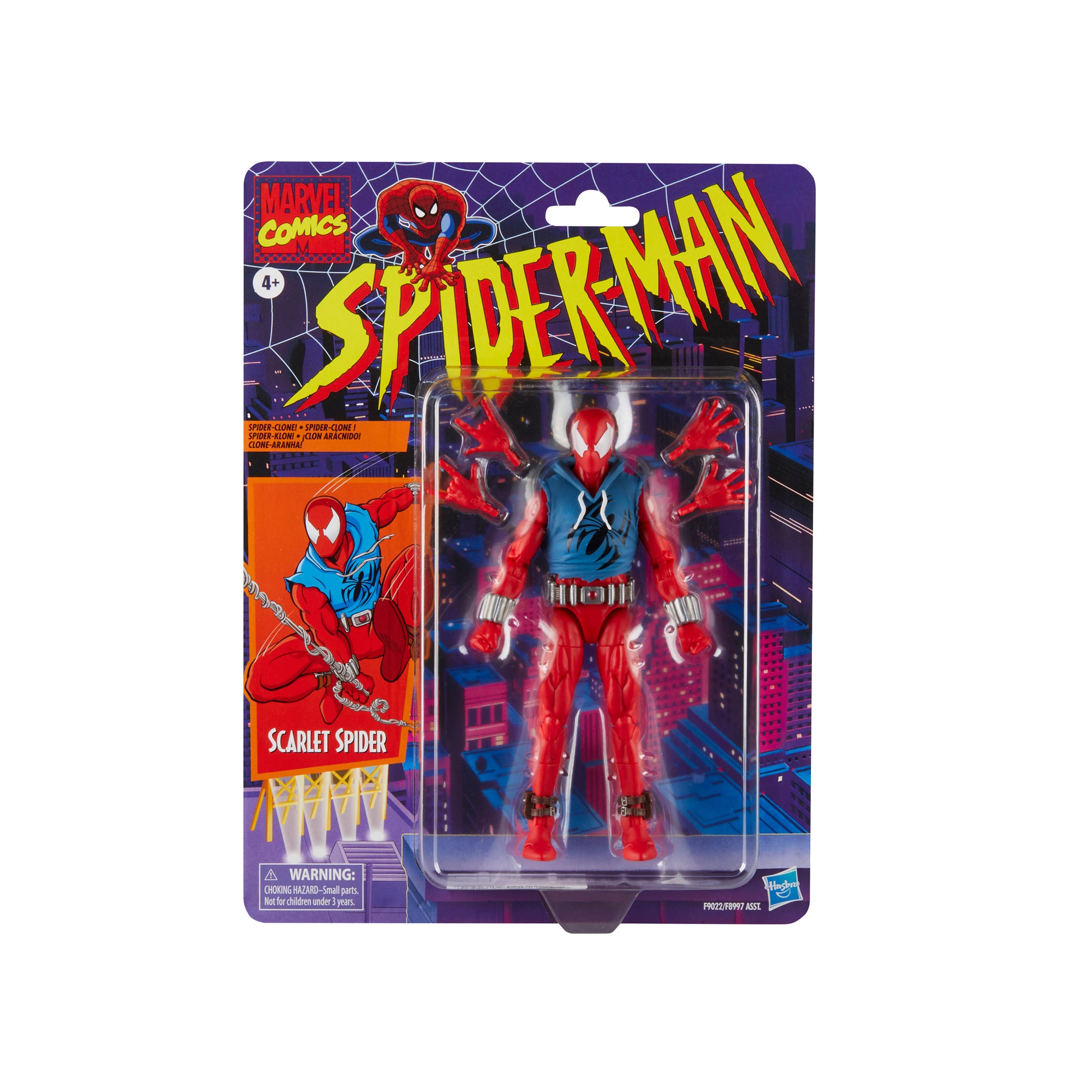 Marvel Legends Series Scarlet Spider Action Figure Toy - HERETOSERVEYOU
