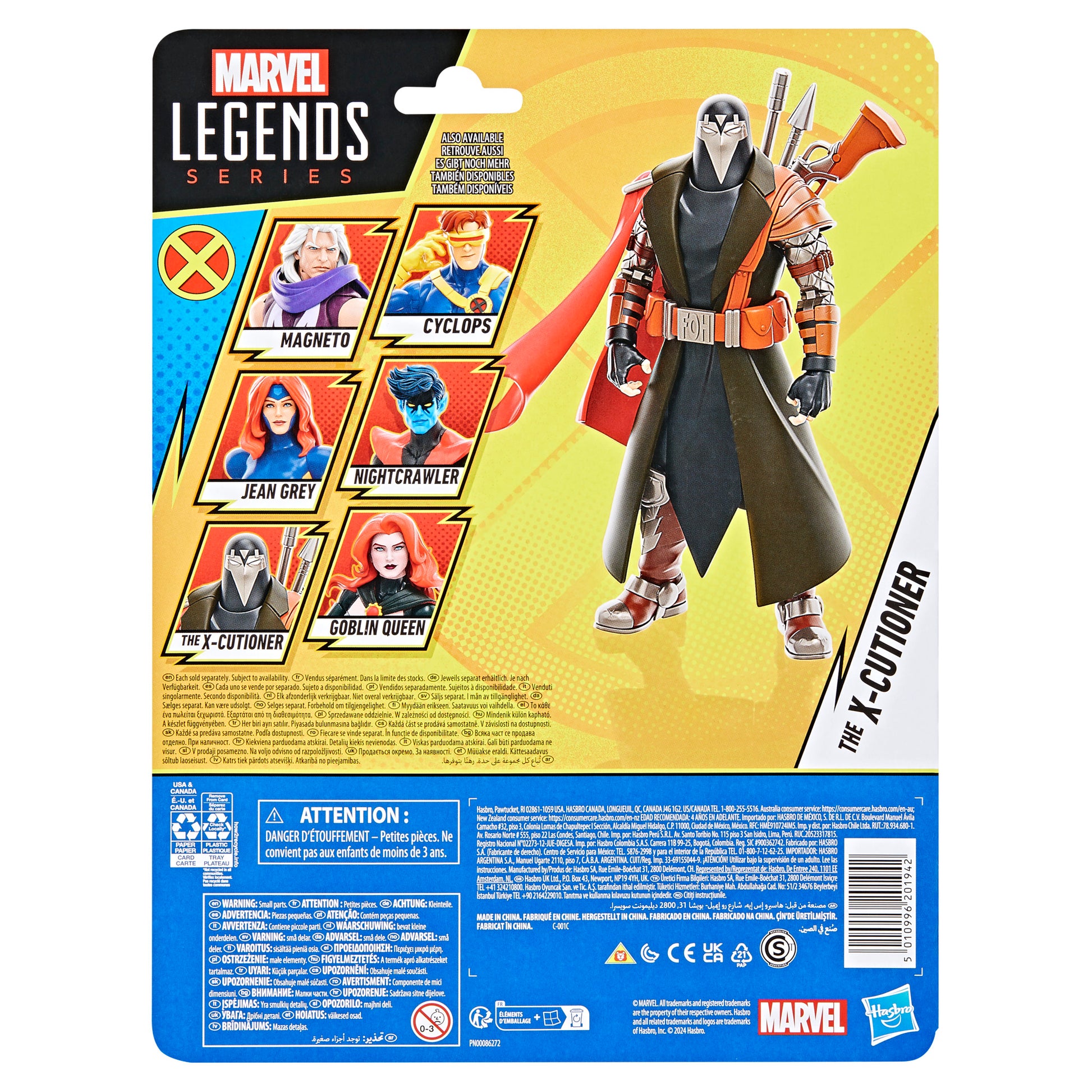 Marvel Legends Series The X-Cutioner, X-Men ‘97 Collectible 6 Inch Action Figure