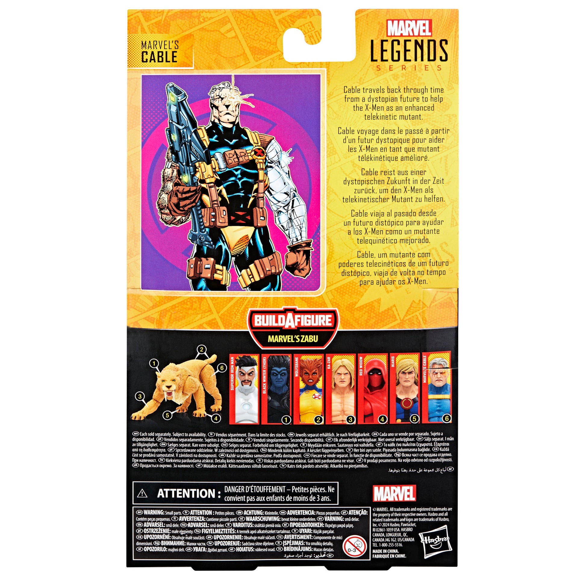 Marvel Legends Series Marvel Comics Marvel's Cable Action Figure Toy