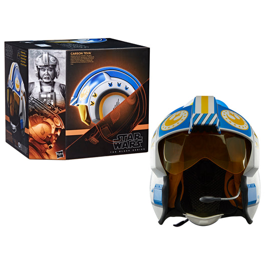 Star Wars The Black Series Carson Teva Premium Electronic Helmet with Advanced LED and Sound Effects, Ages 14 and Up - HERETOSERVEYOU
