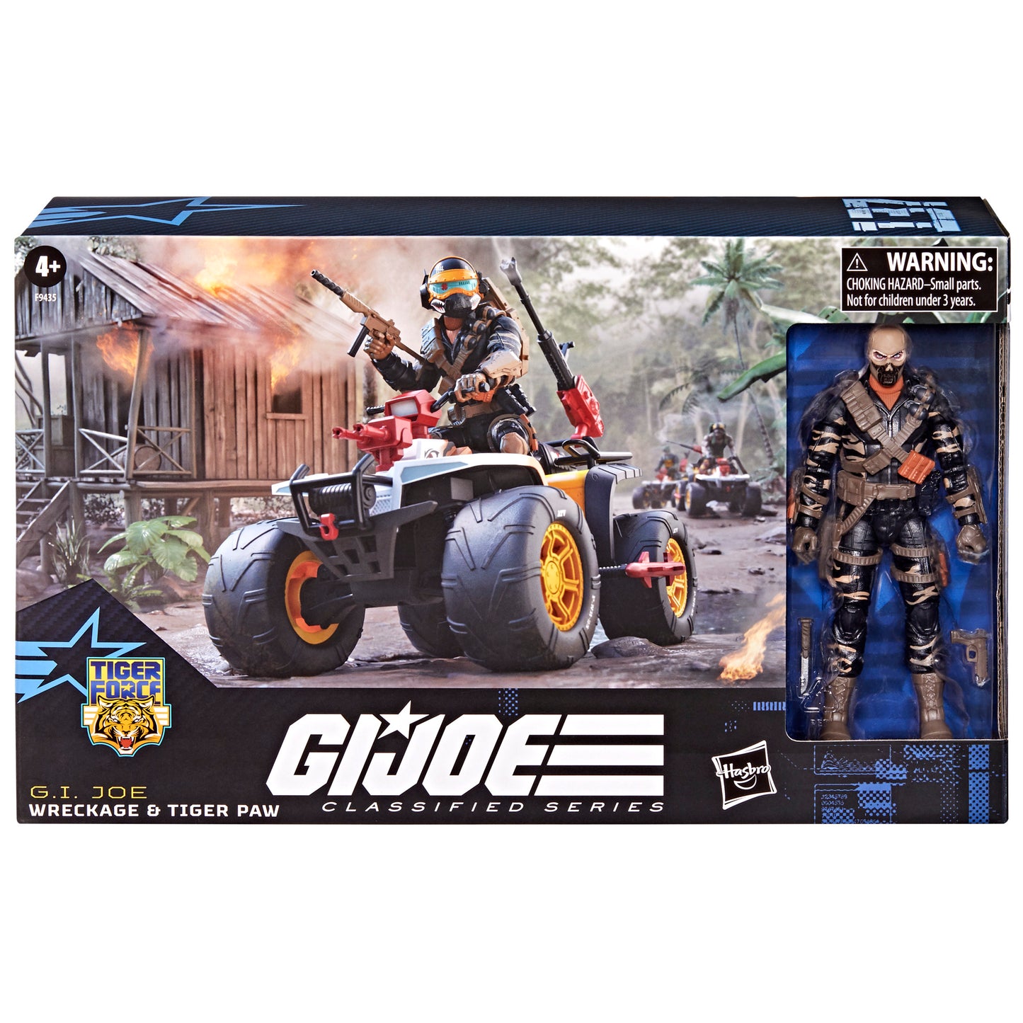 G.I. Joe Classified Series #137, Tiger Force Wreckage & Tiger Paw ATV, Vehicle and Action Figure Set