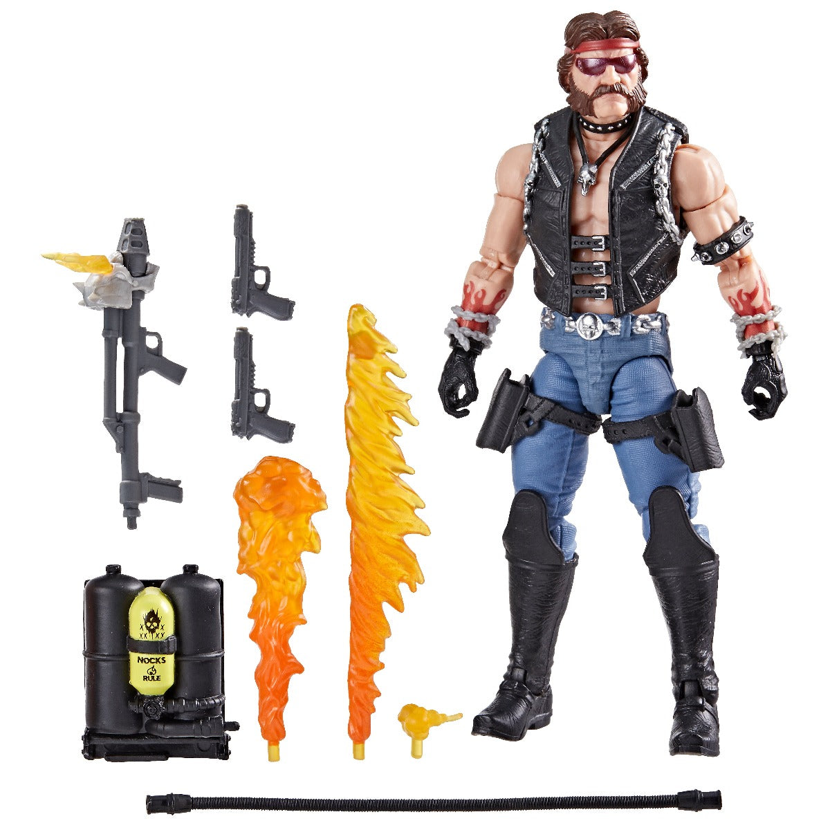 G.I. Joe Classified Series #123, Dreadnok Torch, Collectible 6 Inch Action Figure with 8 Accessories