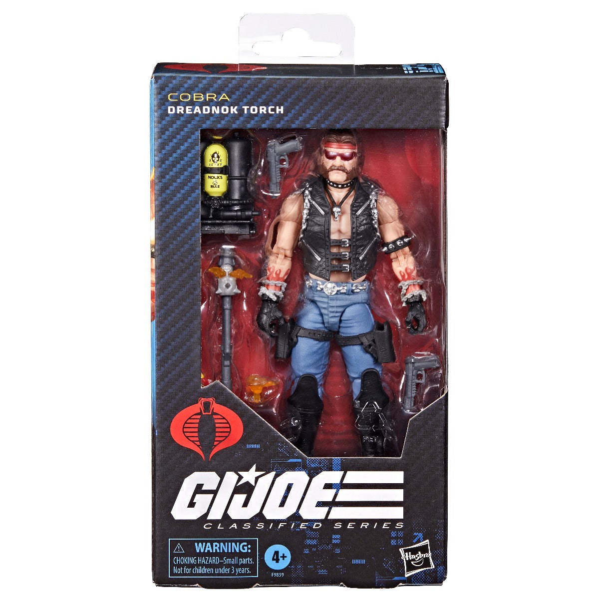 G.I. Joe Classified Series #123, Dreadnok Torch, Collectible 6 Inch Action Figure with 8 Accessories