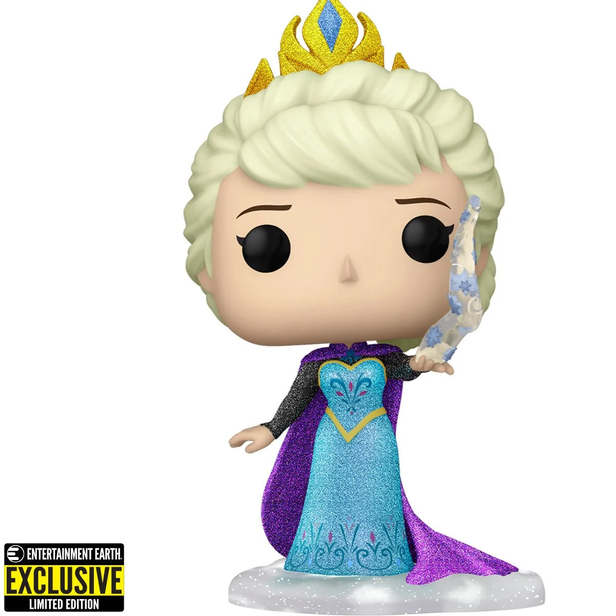 Frozen Elsa Diamond Glitter Pop! Vinyl Figure #1024 - EE Exclusive - Heretoserveyou