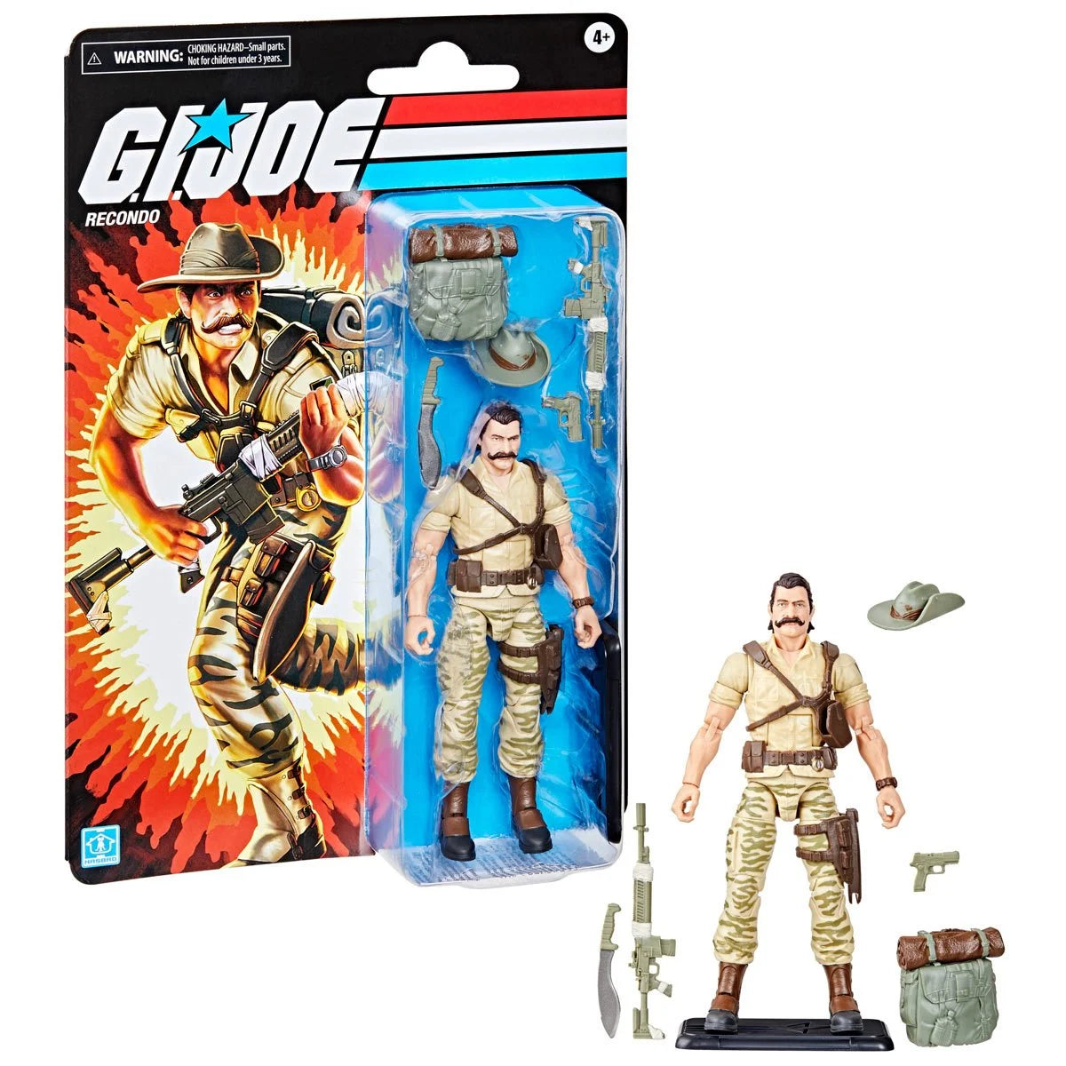 G.I. Joe Classified Series Retro Cardback Recondo Action Figure Toy