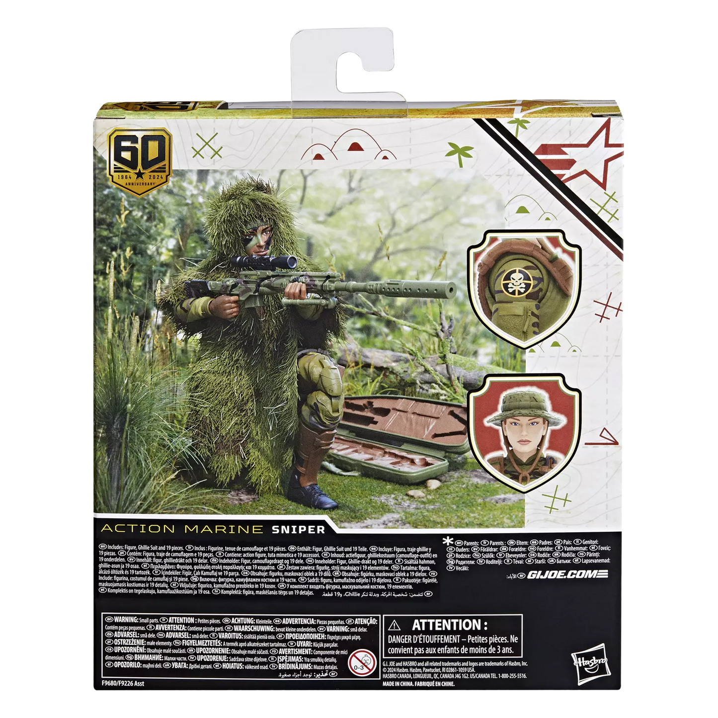 G.I. Joe Classified Series 60th Anniversary Action Marine - Sniper Action Figure