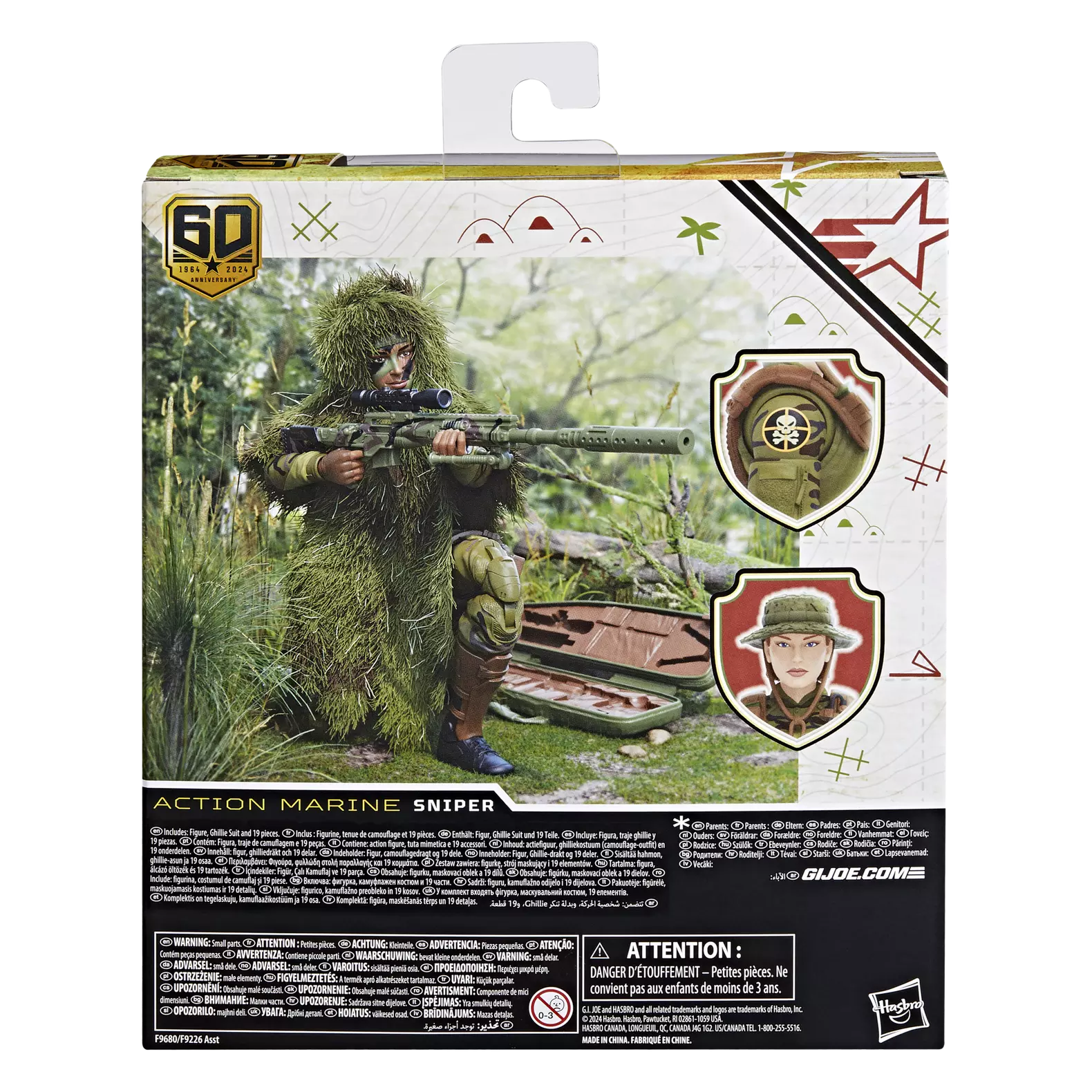 G.I. Joe Classified Series 60th Anniversary Action Marine - Sniper Action Figure