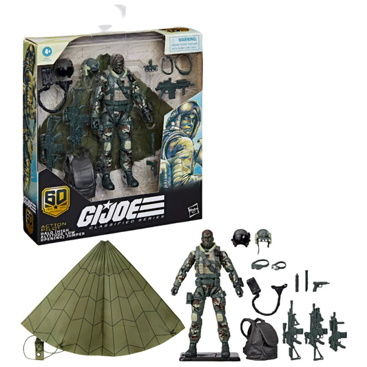 G.I. Joe Classified Series 60th Anniversary Action Pilot - HALO (High Altitude Low Opening) Jumper Figure