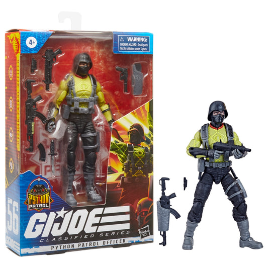 G.I. Joe Classified Series Python Patrol Officer Action Figure Toy - Heretoserveyou