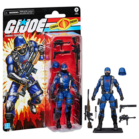 G.I. Joe Classified Series Retro Cardback Cobra Trooper Action Figure