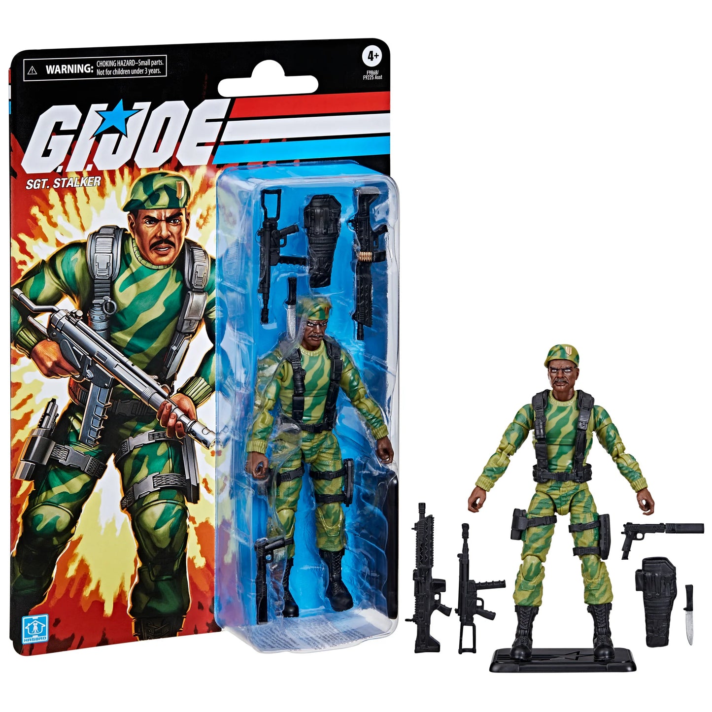 G.I. Joe Classified Series Retro Cardback Sgt. Stalker Action Figure