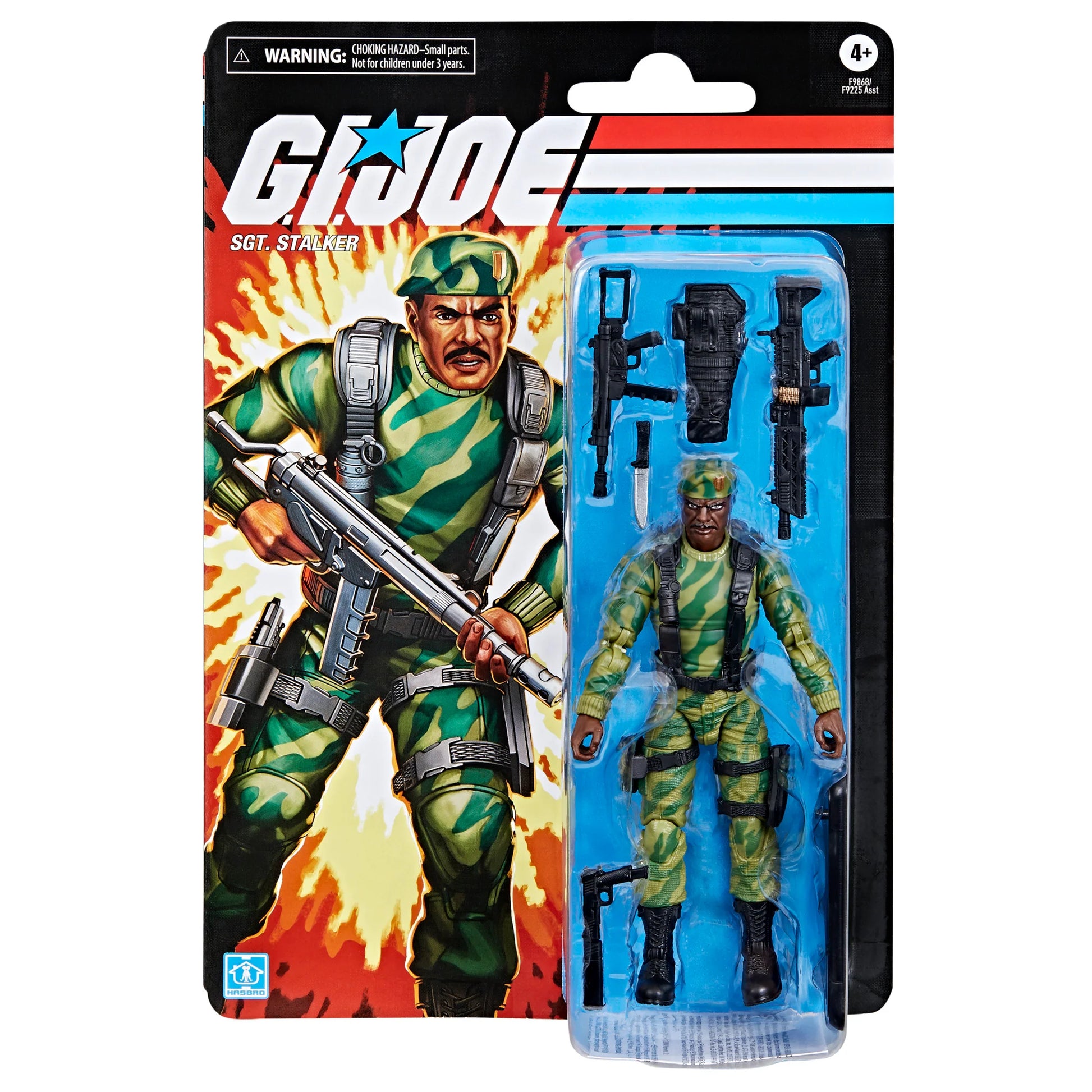 G.I. Joe Classified Series Retro Cardback Sgt. Stalker Action Figure