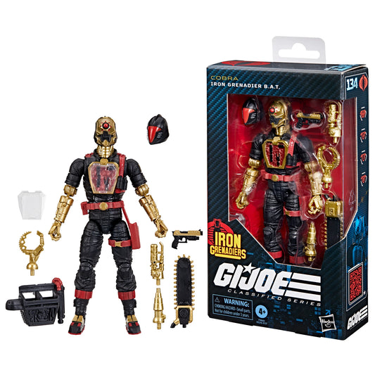 [PRE-ORDER] G.I. Joe Classified Series #134, Iron Grenadier B.A.T.Action Figure