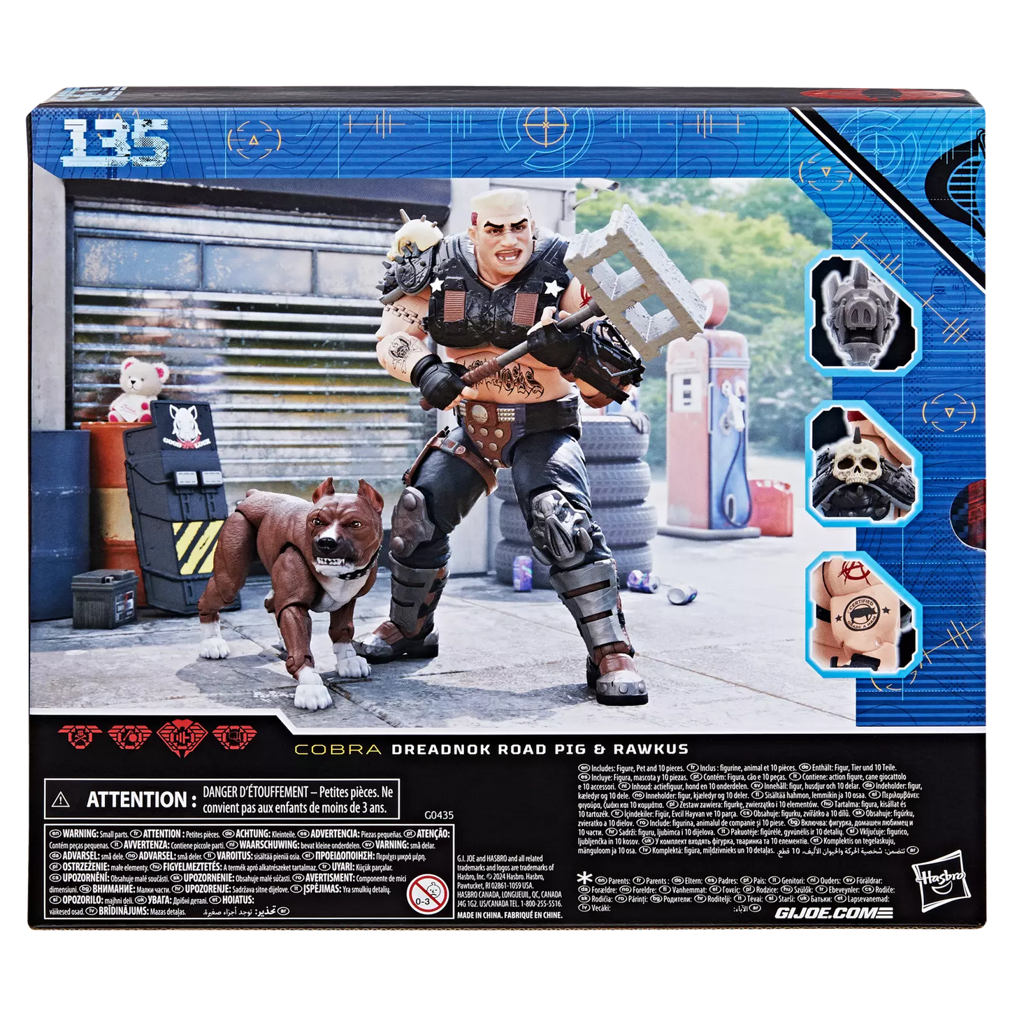 G.I. Joe Classified Series #135, Dreadnok Road Pig & Rawkus Action Figure