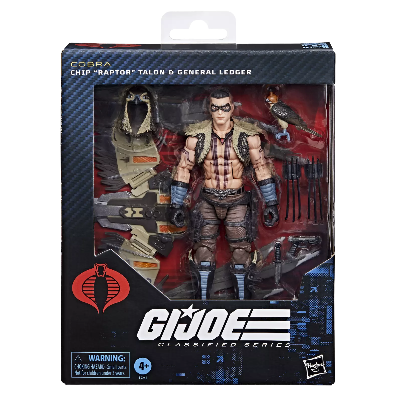 G.I. Joe Classified Series #139, CHIP ""RAPTOR"" TALON & GENERAL LEDGER Action Figure