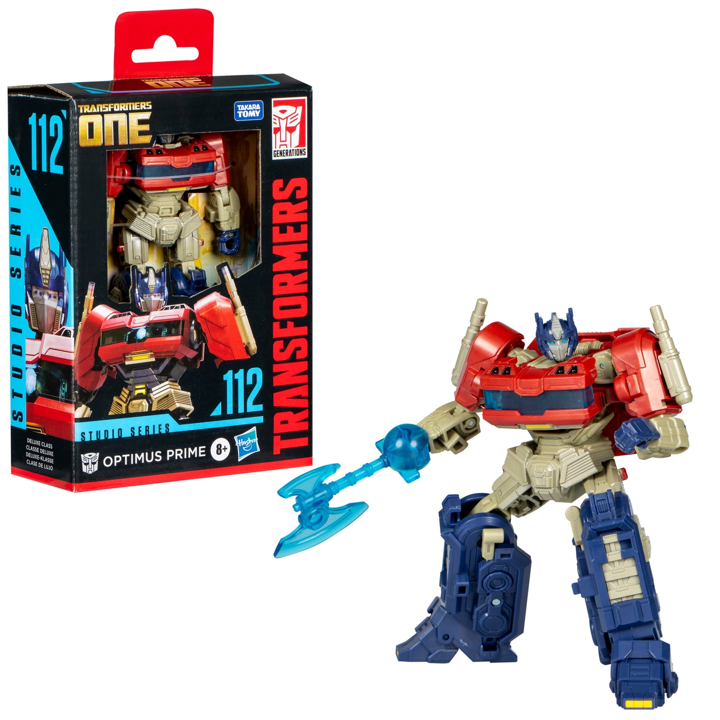 Transformers Studio Series Deluxe Transformers: One 112 Optimus Prime Action Figure