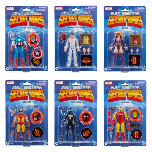 Marvel Legends Series - Secret Wars 6-Pack Retro Action Figures (G0583)