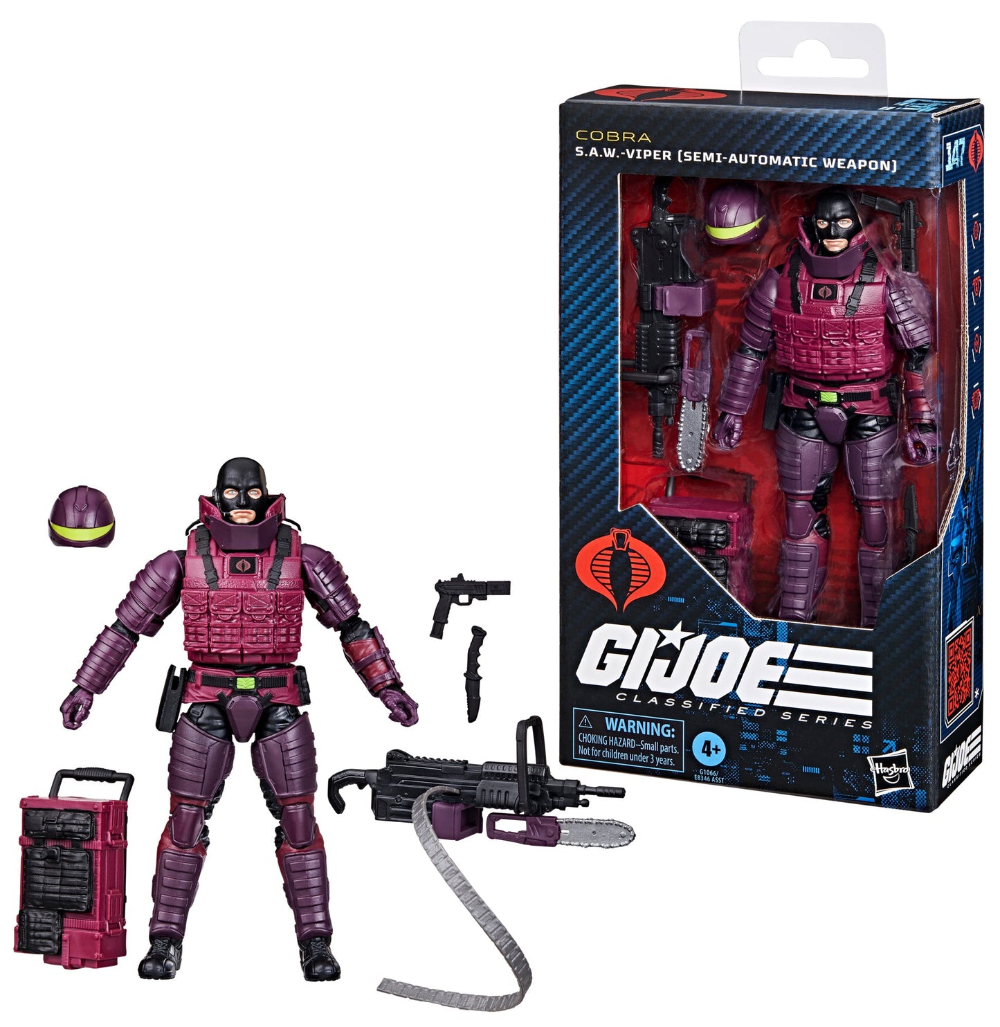 [PRE-ORDER] G.I. Joe Classified Series #147, S.A.W.-Viper (Semi-Automatic Weapon), 6Ó Action Figure