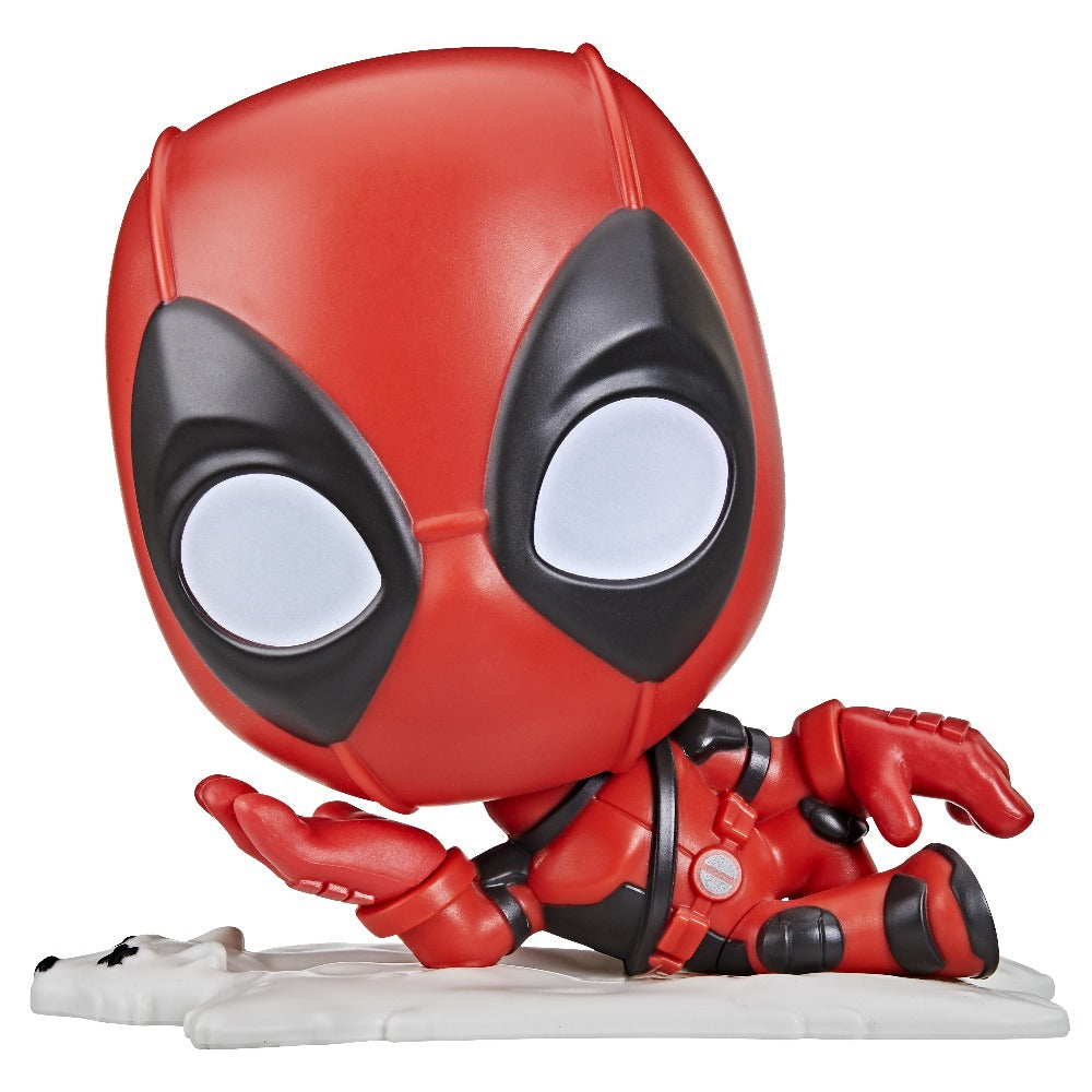 Marvel Motormouth Deadpool, 5” Electronic Talking Toy, Lights & Sounds, 50+ Phrases, 14+