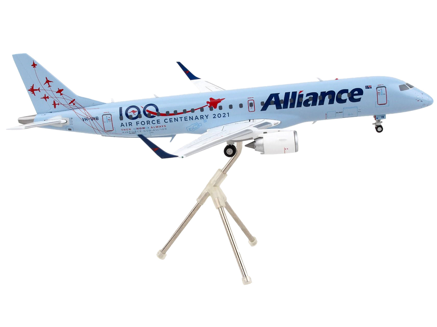 Embraer ERJ-190 Commercial Aircraft "Alliance Airlines - 100th Anniversary Royal Australian Air Force" Blue "Gemini 200" Series 1/200 Diecast Model Airplane by GeminiJets