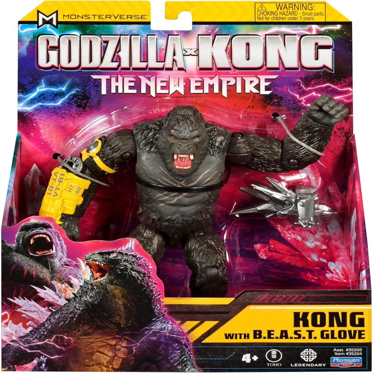 Godzilla x Kong : The New Empire - 6" Kong with B.E.A.S.T. Glove by Plamates Toys