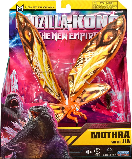 Godzilla x Kong The New Empire Mothra Figure with Mini Jia Action Figure