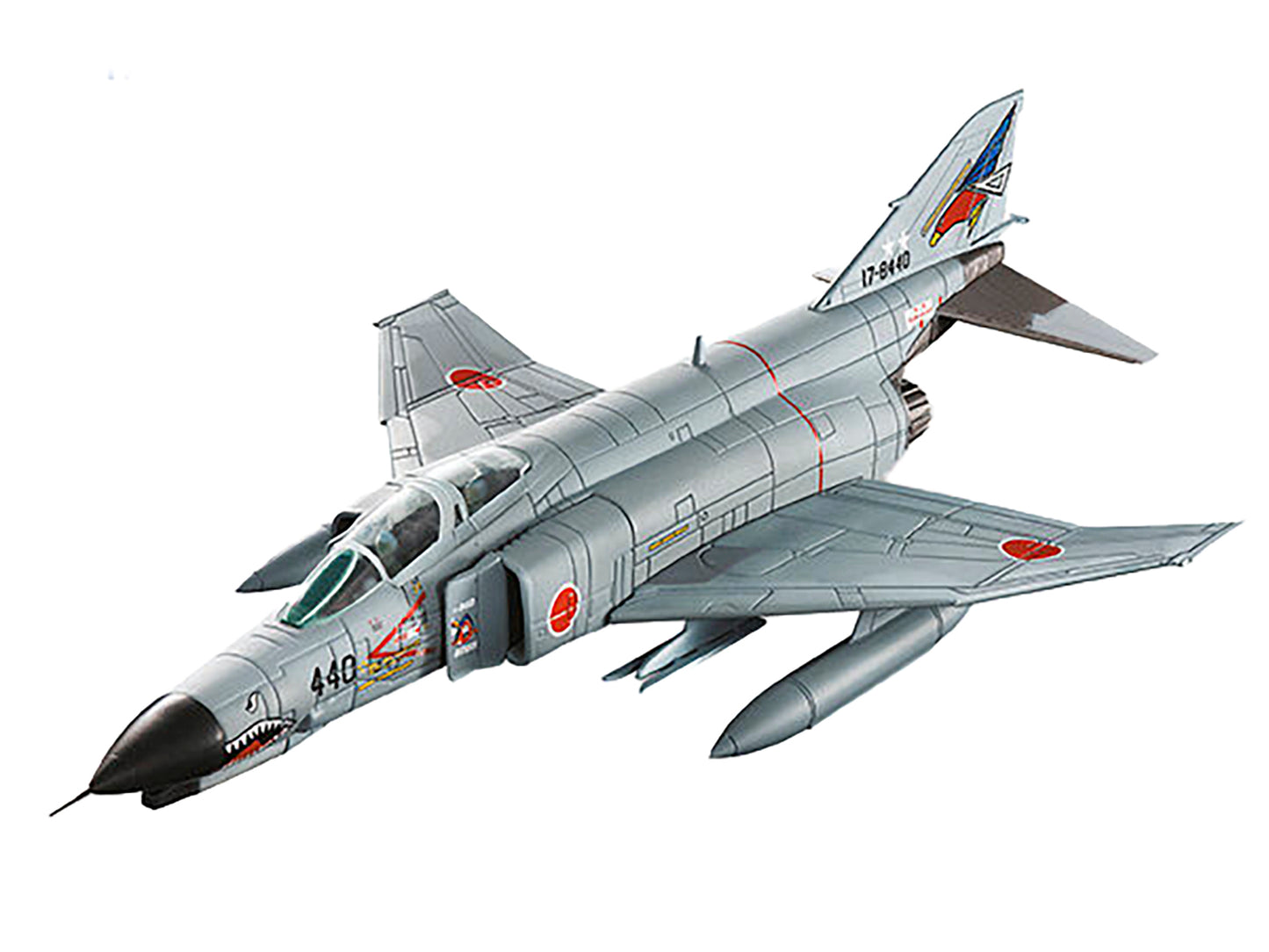 Mitsubishi F-4EJ Kai Super Phantom II Fighter Aircraft "302nd Squadron 83rd Air Wing Tactical Air Meet" (2001) Japan Air Self-Defense Force 1/100 Diecast Model by Hachette Collections