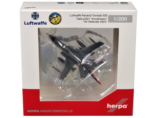 Panavia Tornado IDS Aircraft "Tactical Air Wing 51 Air Defender 2023" German Luftwaffe 1/200 Diecast Model Airplane by Herpa