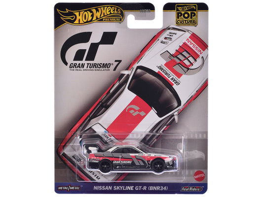 Nissan GT-R Nismo GT3 #23 White "Gran Turismo 7" Video Game Diecast Model Car by Hot Wheels