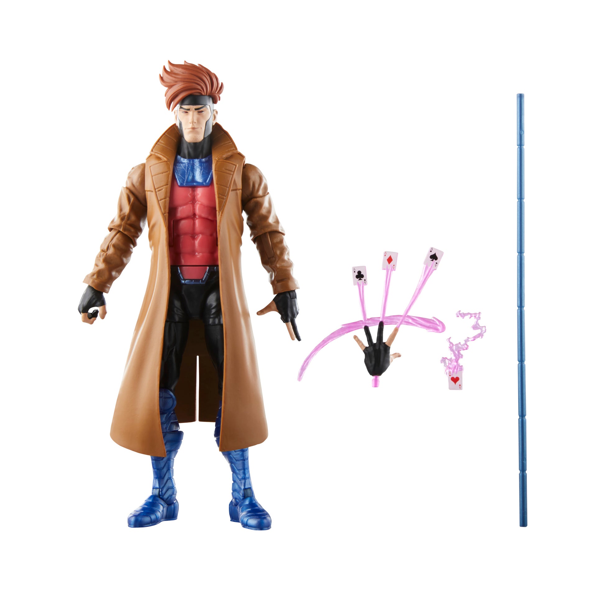 Hasbro Marvel Legends Series Gambit Action Figure Toy with Accessories - Heretoserveyou