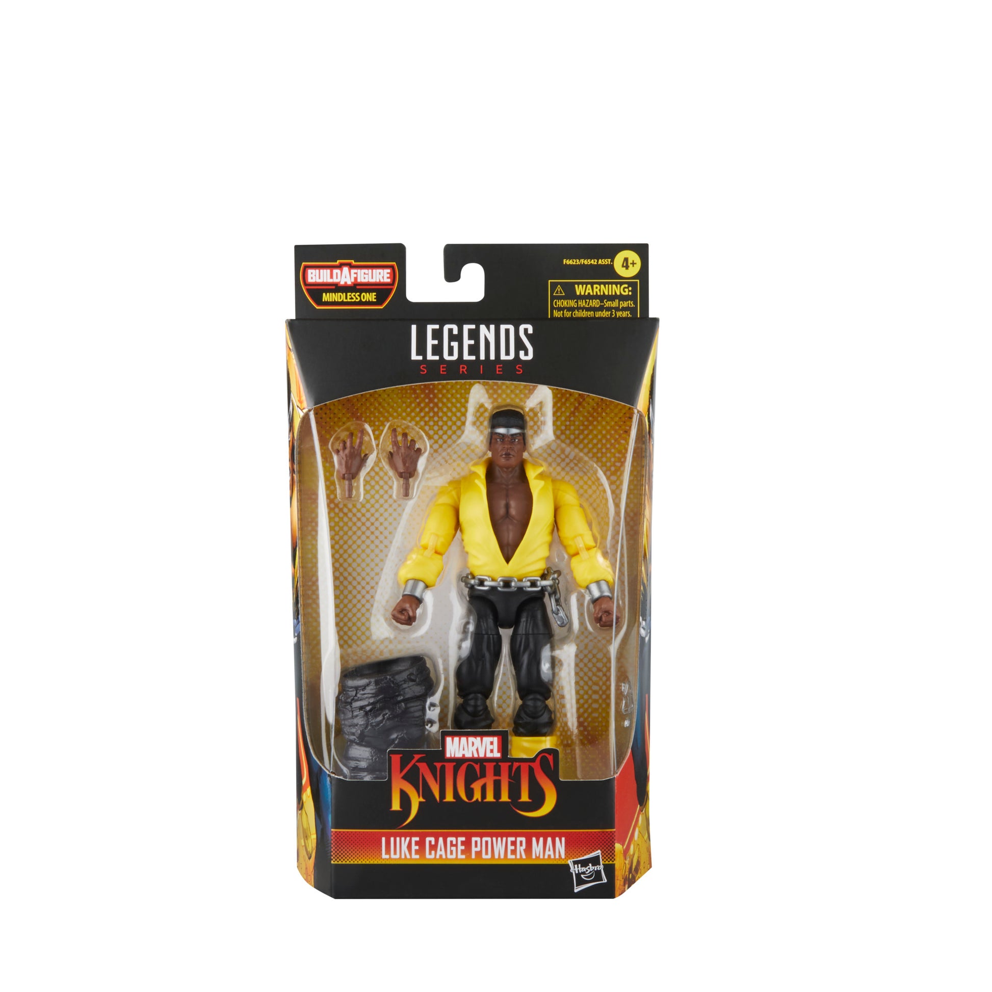 Marvel Legends Series Luke Cage Power Man ACTION FIGURE TOY FRONT VIEW PACKAGE - HERETOSERVEYOU