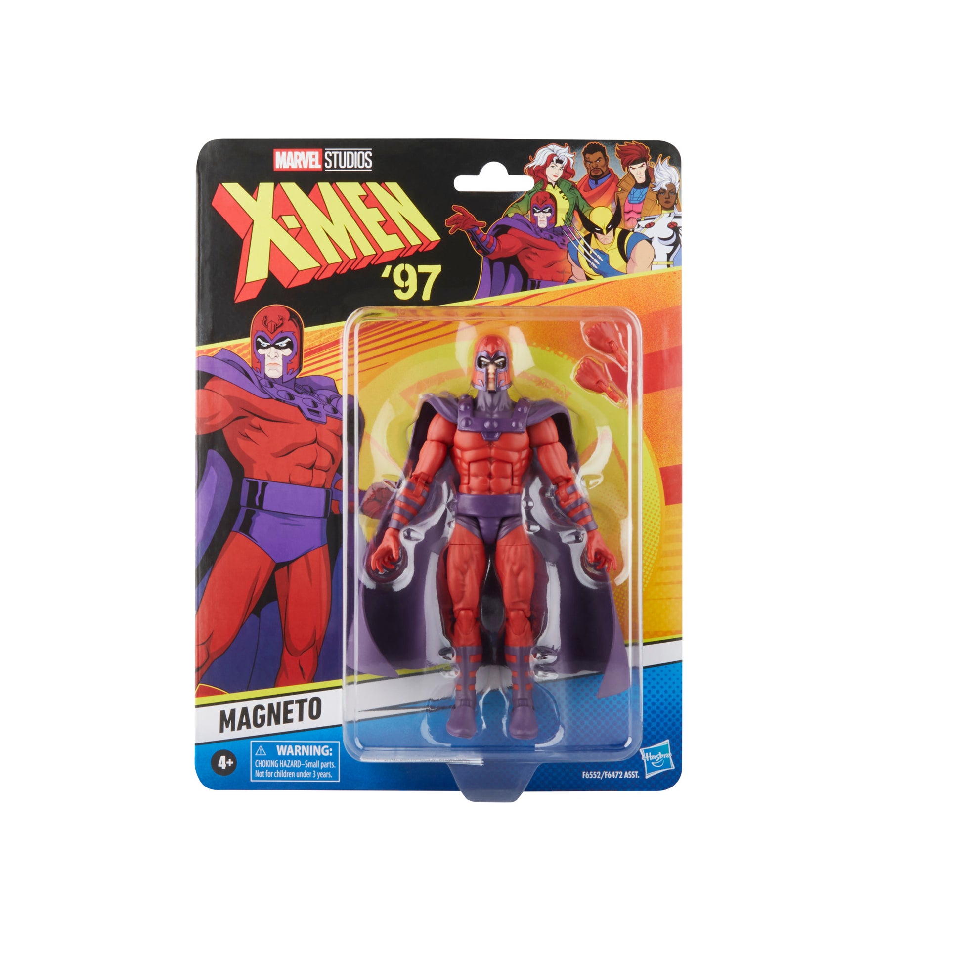 Hasbro Marvel Legends Series Magneto in a package front view - Heretoserveyou