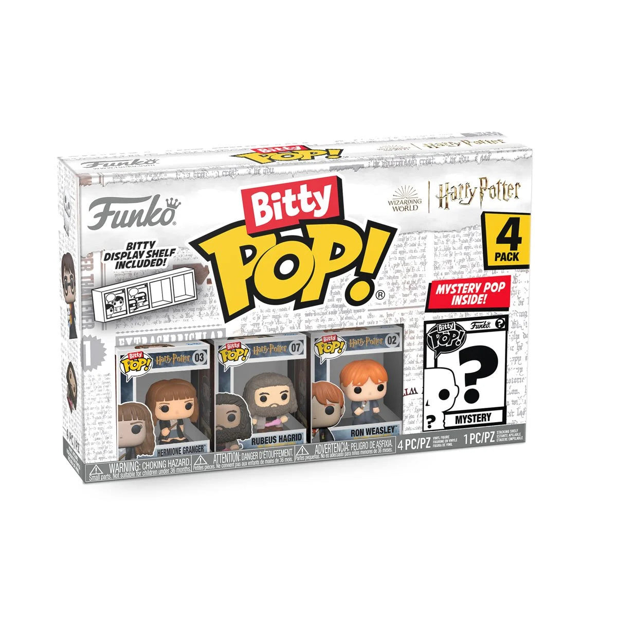 Funko Bitty Pop!: Harry Potter - Hermione Granger (4-Pack) - Heretoserveyou