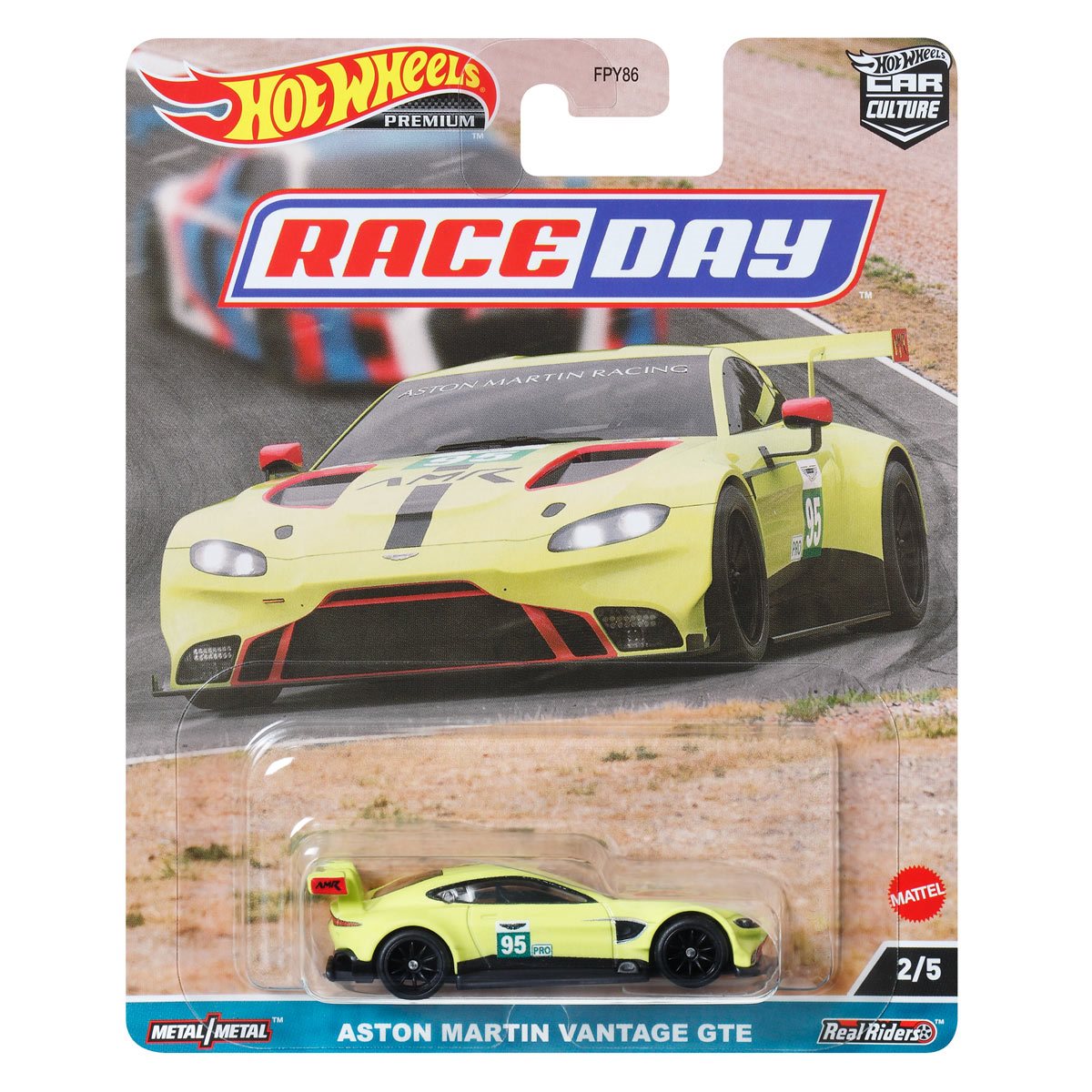 Hot Wheels Car Culture HW Race Day Mix 4 Vehicle Case of 5