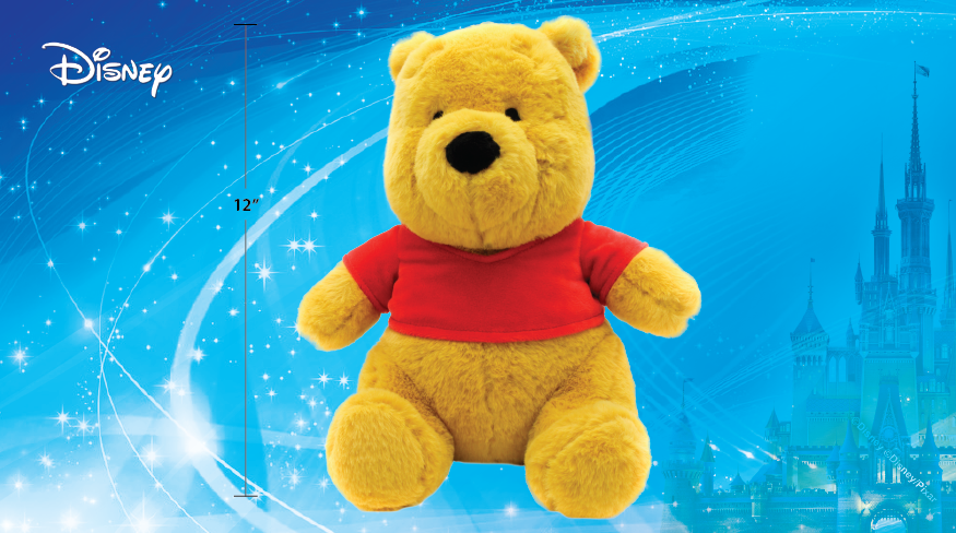 [BACKORDER] Disney - Winnie The Pooh Soft Plush 12''