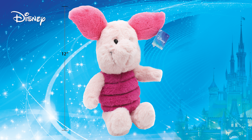 Disney - Soft Plush - Piglet Plush Toy 12 Inch