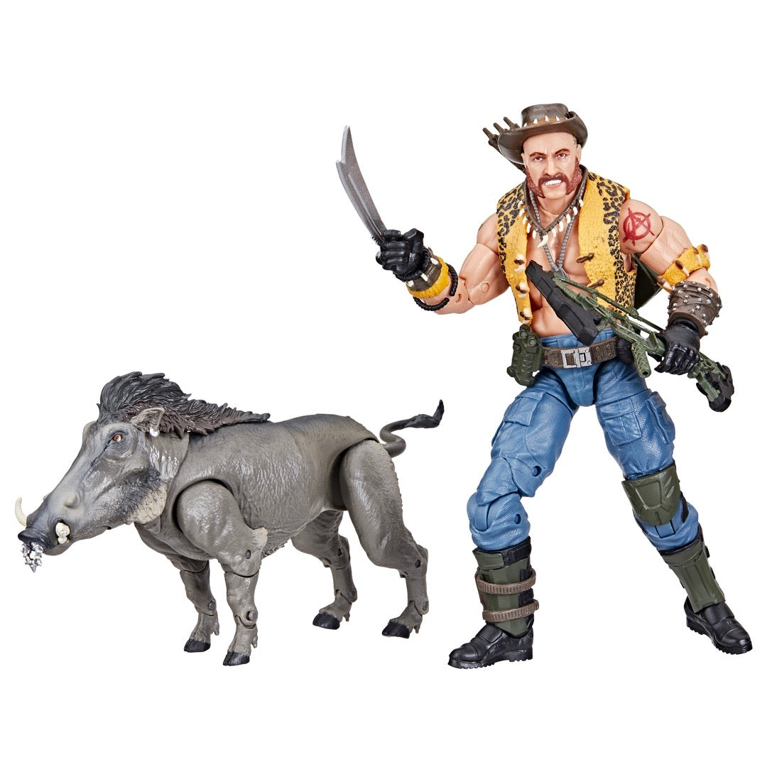 [PRE-ORDER] G.I. Joe Classified Series #125, Dreadnok Gnawgahyde and pets Porkbelly & Yobbo, Collectible 6 Inch Action Figure with 16 Accessories