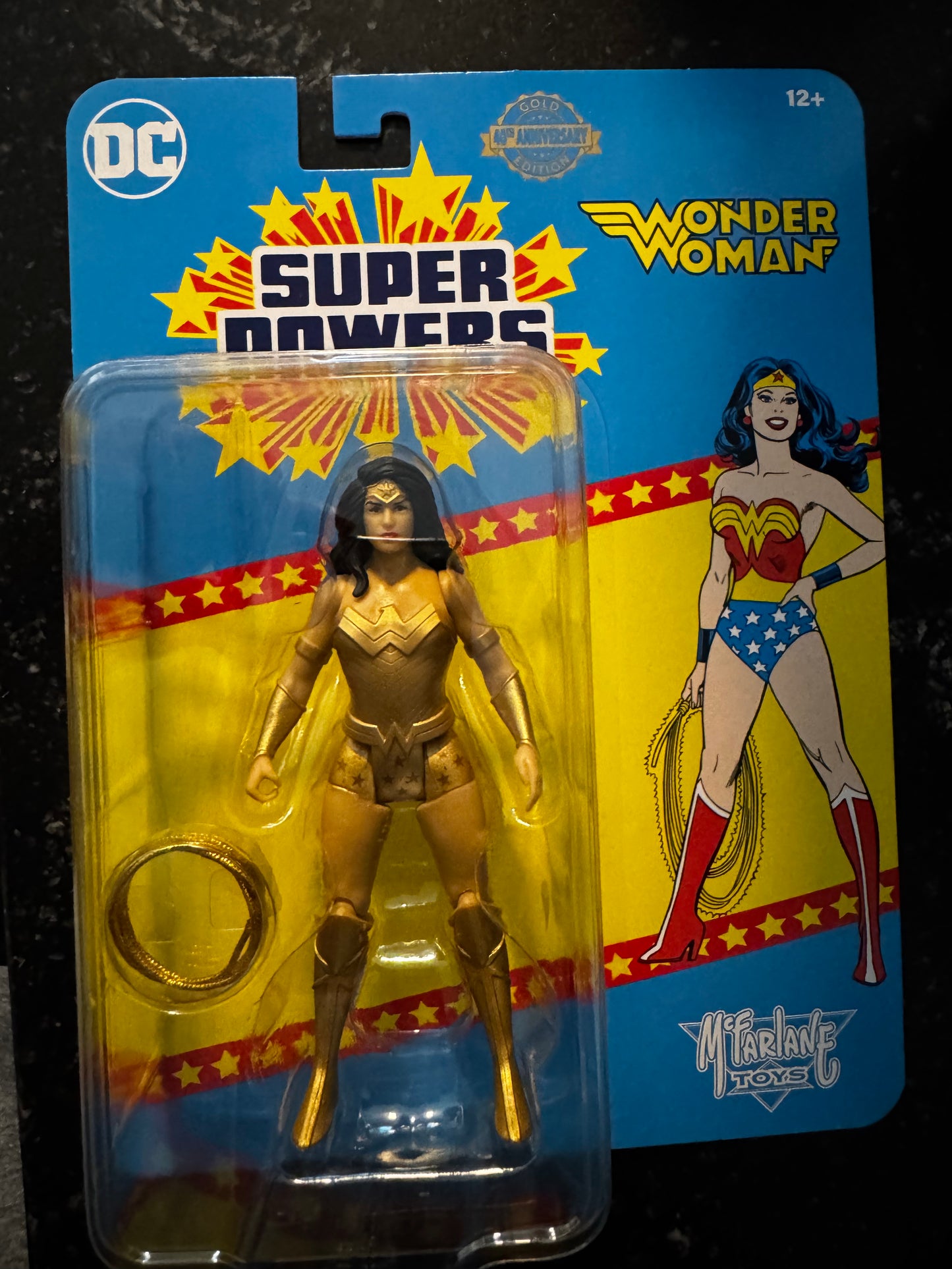 DC Super Powers Wonder Woman Gold 4.5-Inch Action Figure McFarlane Toys