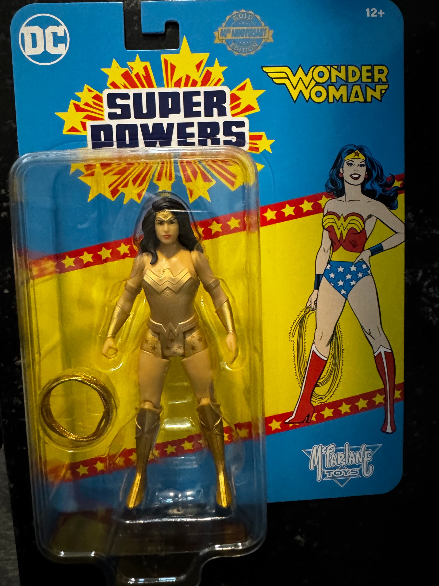 DC Super Powers Wonder Woman Gold 4.5-Inch Action Figure McFarlane Toys