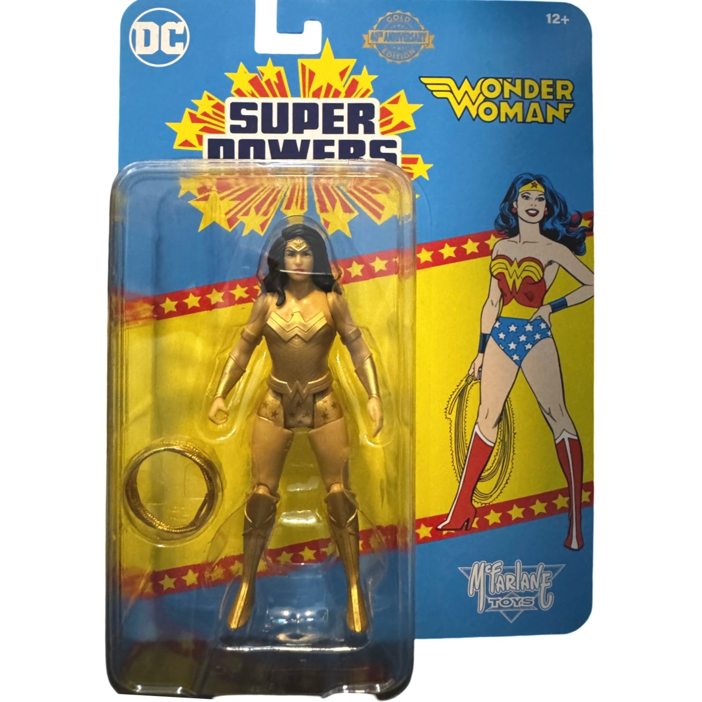 DC Super Powers Wonder Woman Gold 4.5-Inch Action Figure McFarlane Toys