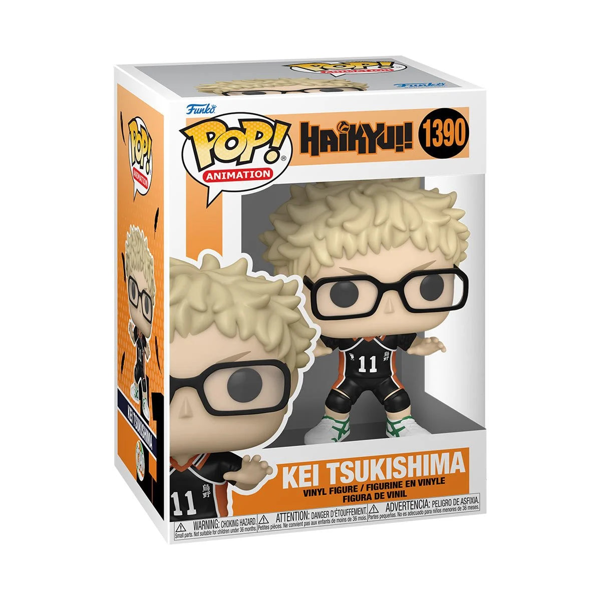 Haikyu!! Kei Tsukishima Funko Pop! Vinyl Figure #1390 in a box - Heretoserveyou