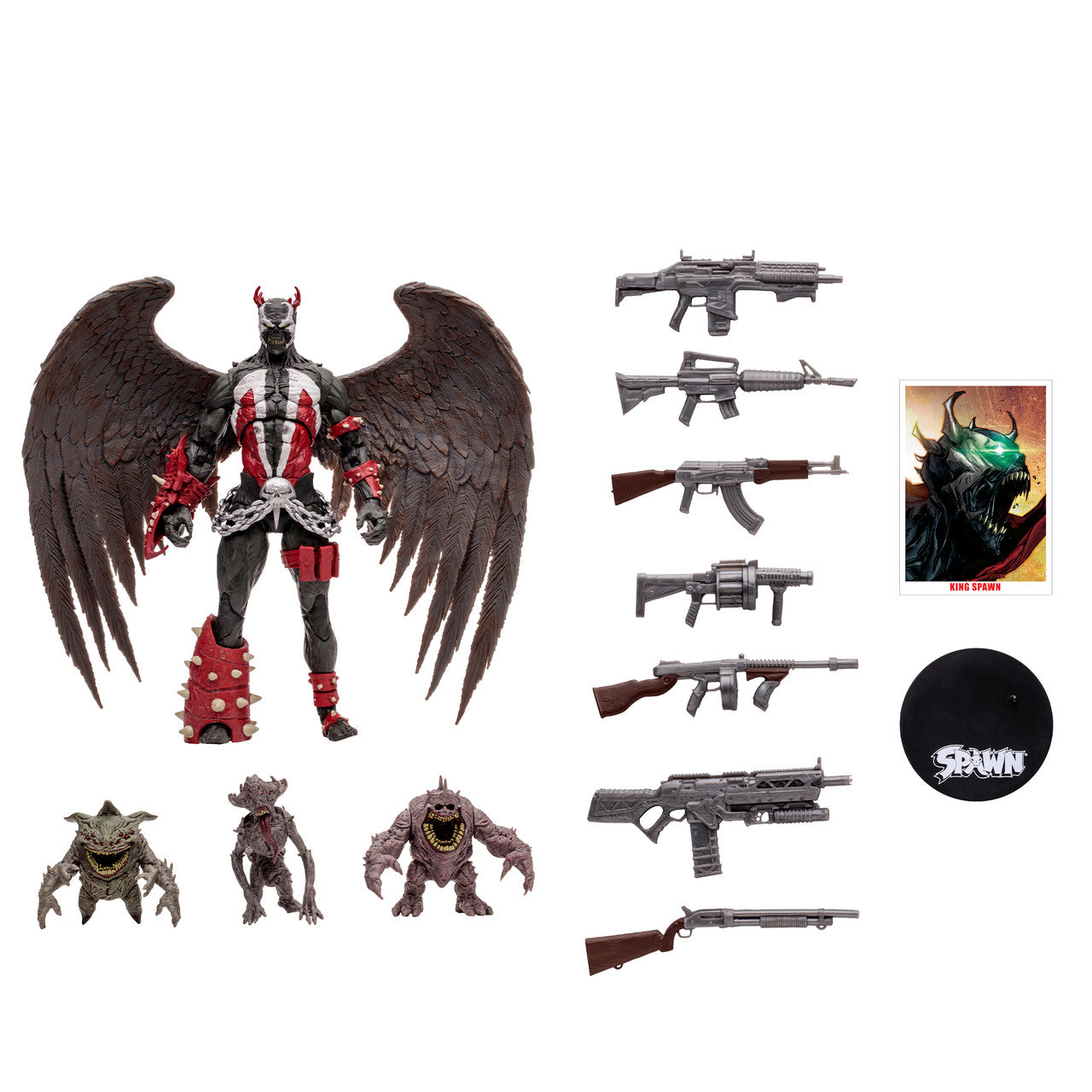 Spawn King Spawn and Demon Minions 7-Inch Scale Action Figure