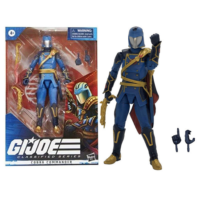 Ko G.i.joe Classified Series Snake Supreme Cobra Commander 6inch Action Figure Collection With Multiple Accessories Gifts