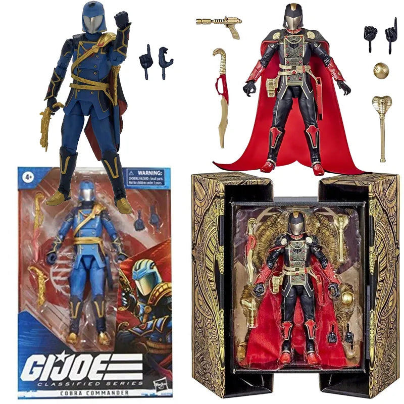 Ko G.i.joe Classified Series Snake Supreme Cobra Commander 6inch Action Figure Collection With Multiple Accessories Gifts